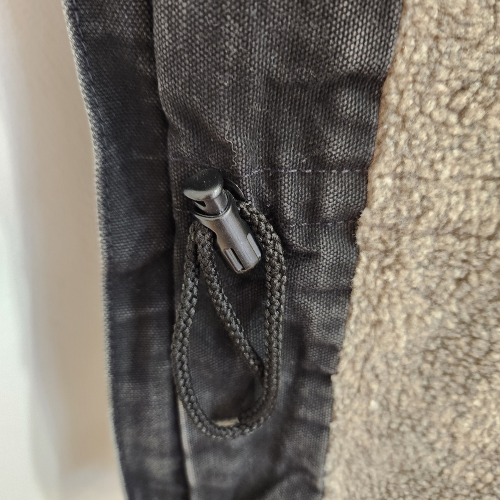 Vintage Carhartt Sherpa-Lined Ridge Jacket Canvas Faded Black C61 DKB Men’s 2XL - Picture 4 of 15